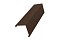 Декоративная накладка на столб угловая 0,5 GreenСoat Pural RR 887 шоколадно-коричневый (RAL 8017 шоколад)